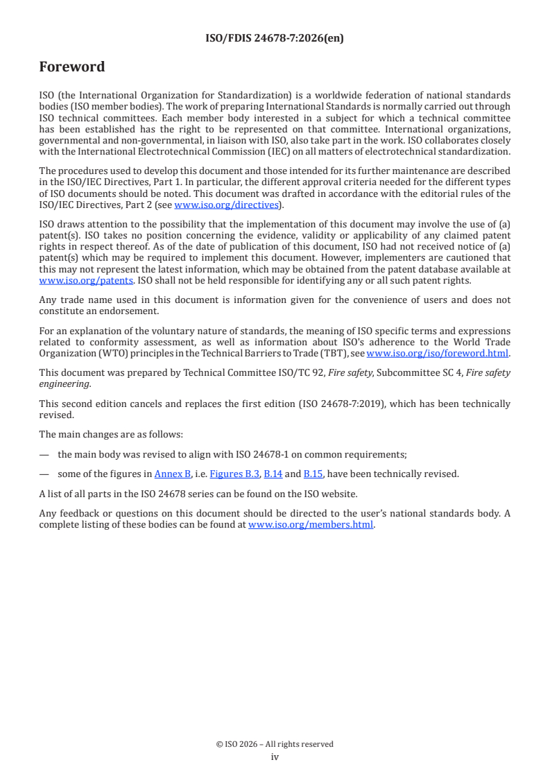 ISO/FDIS 24678-7 ISO/FDIS 24678-7 - Fire safety engineering — Requirements governing algebraic formulae — Part 7: Radiation heat flux received from an open pool fire - Page 4 preview