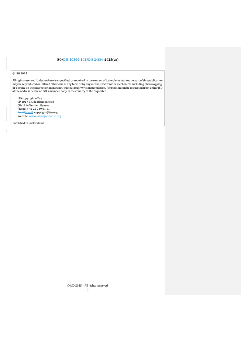 REDLINE ISO/FDIS 24894 - Analysis of natural gas — Determination of sulfur compounds — Determination of hydrogen sulfide by laser absorption spectroscopy
Released:10/8/2025