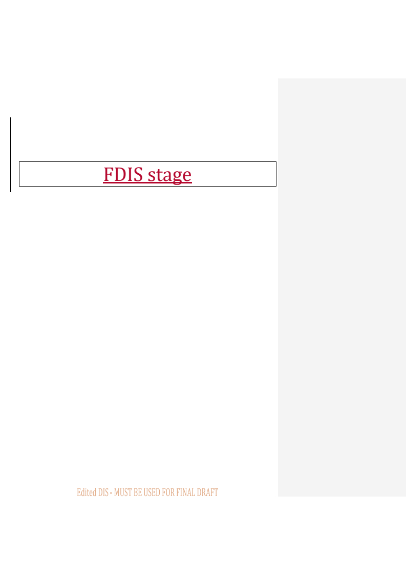 ISO/FDIS 25178-606 REDLINE ISO/FDIS 25178-606 - Geometrical product specifications (GPS) — Surface texture: Areal — Part 606: Design and characteristics of non-contact (focus variation) instruments
Released:9. 01. 2026 - Page 2 preview