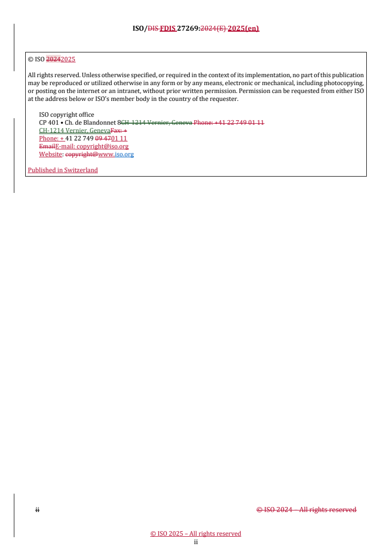 REDLINE ISO/FDIS 27269 - Health informatics — International patient summary
Released:4. 06. 2025