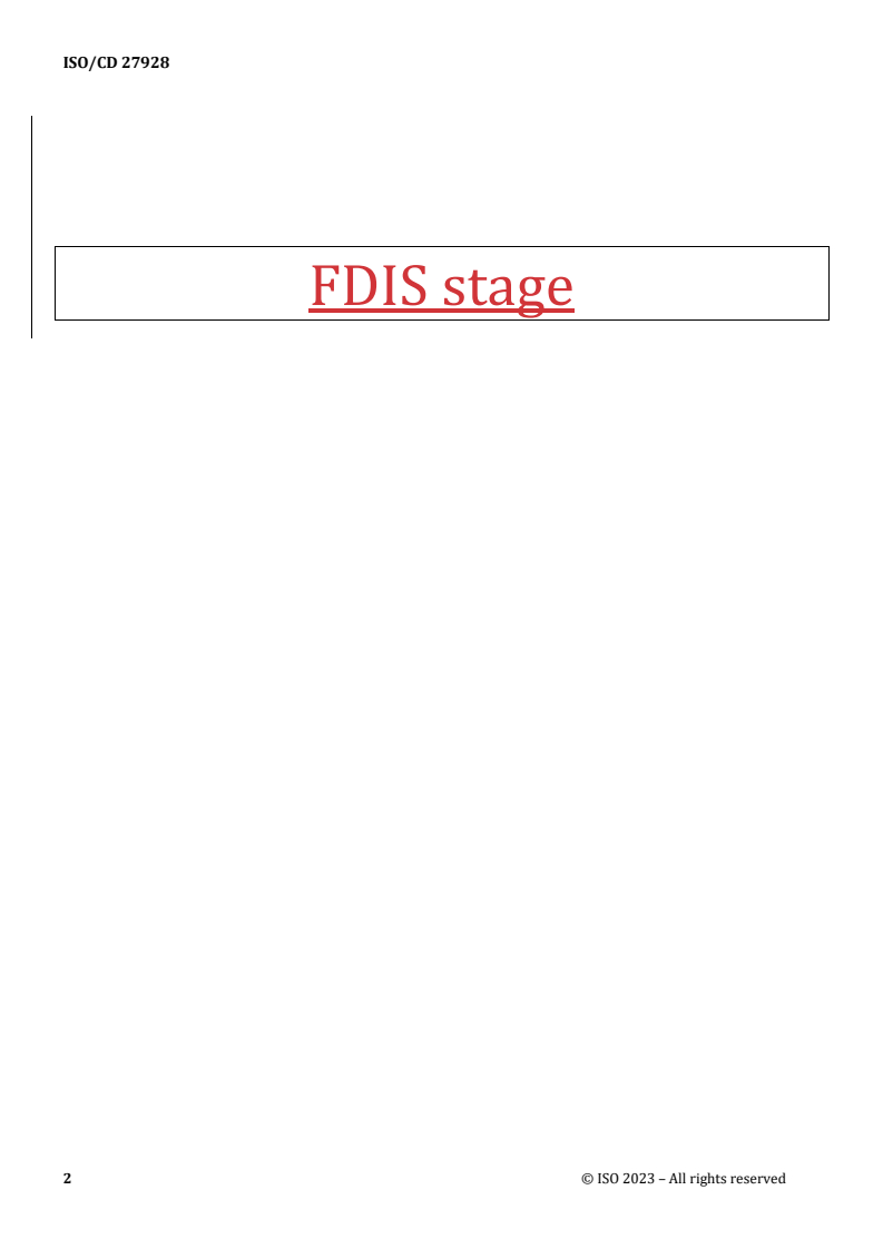 REDLINE ISO/FDIS 27928 - Carbon dioxide capture, transportation and geological storage — Carbon dioxide capture — Performance evaluation methods for CO2 capture connected to a CO2 intensive plant
Released:27. 08. 2025