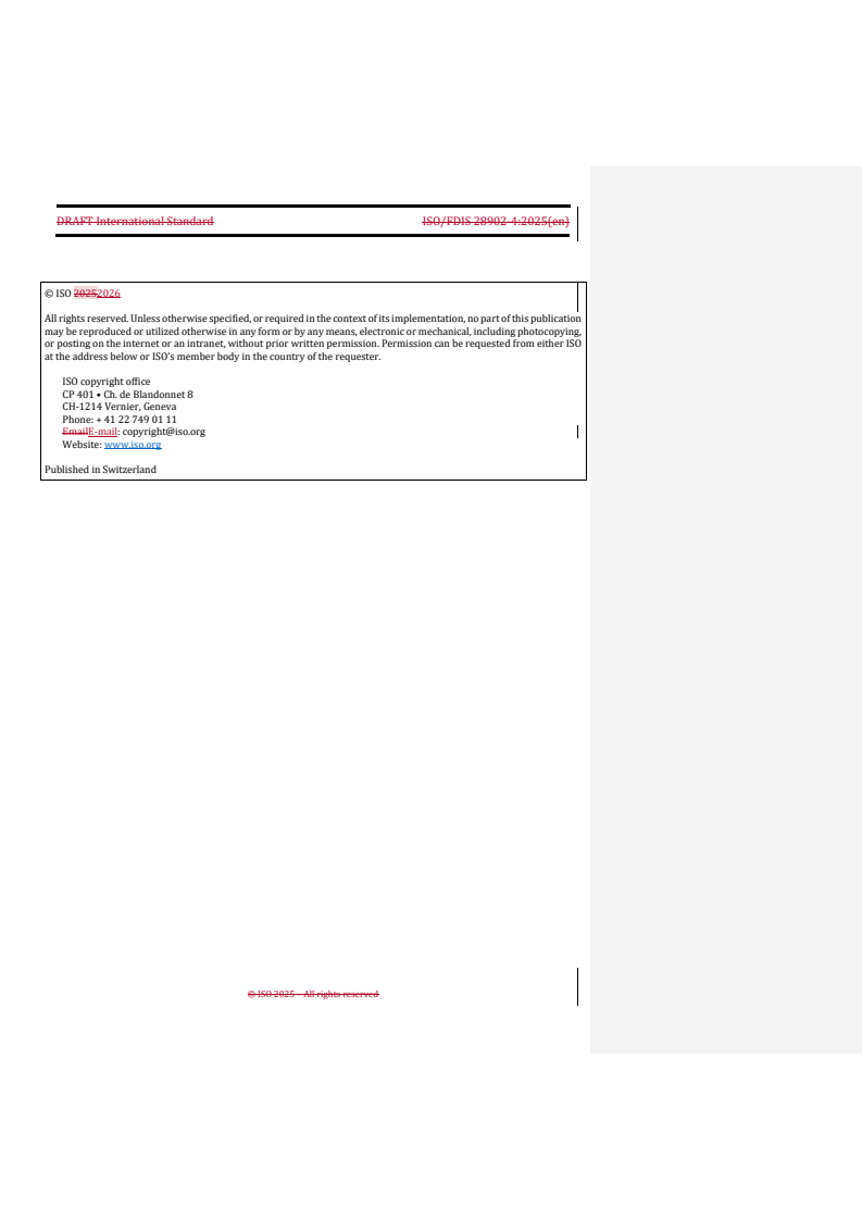 oSIST ISO/FDIS 28902-4:2026 REDLINE ISO/FDIS 28902-4 - Air quality — Environmental meteorology — Part 4: Ground-based remote sensing of meteorological parameters by particle backscatter lidar - Page 3 preview