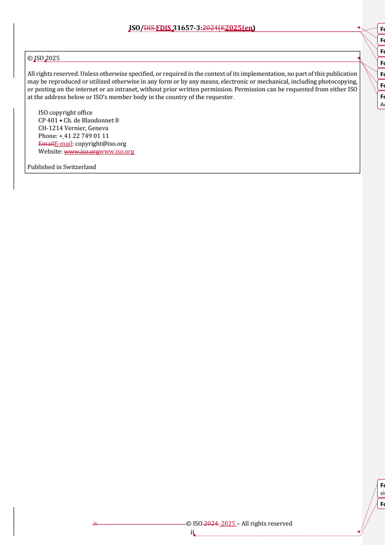 REDLINE ISO/FDIS 31657-3 - Plain bearings — Hydrodynamic plain journal bearings under steady-state conditions — Part 3: Characteristic values for calculation of tilting pad journal bearings
Released:3. 07. 2025