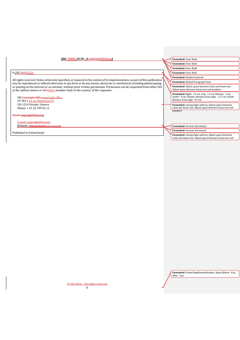 ISO/FDIS 3219-3 REDLINE ISO/FDIS 3219-3 - Rheology — Part 3: Test procedure and examples for the evaluation of results when using rotational and oscillatory rheometry - Page 4 preview
