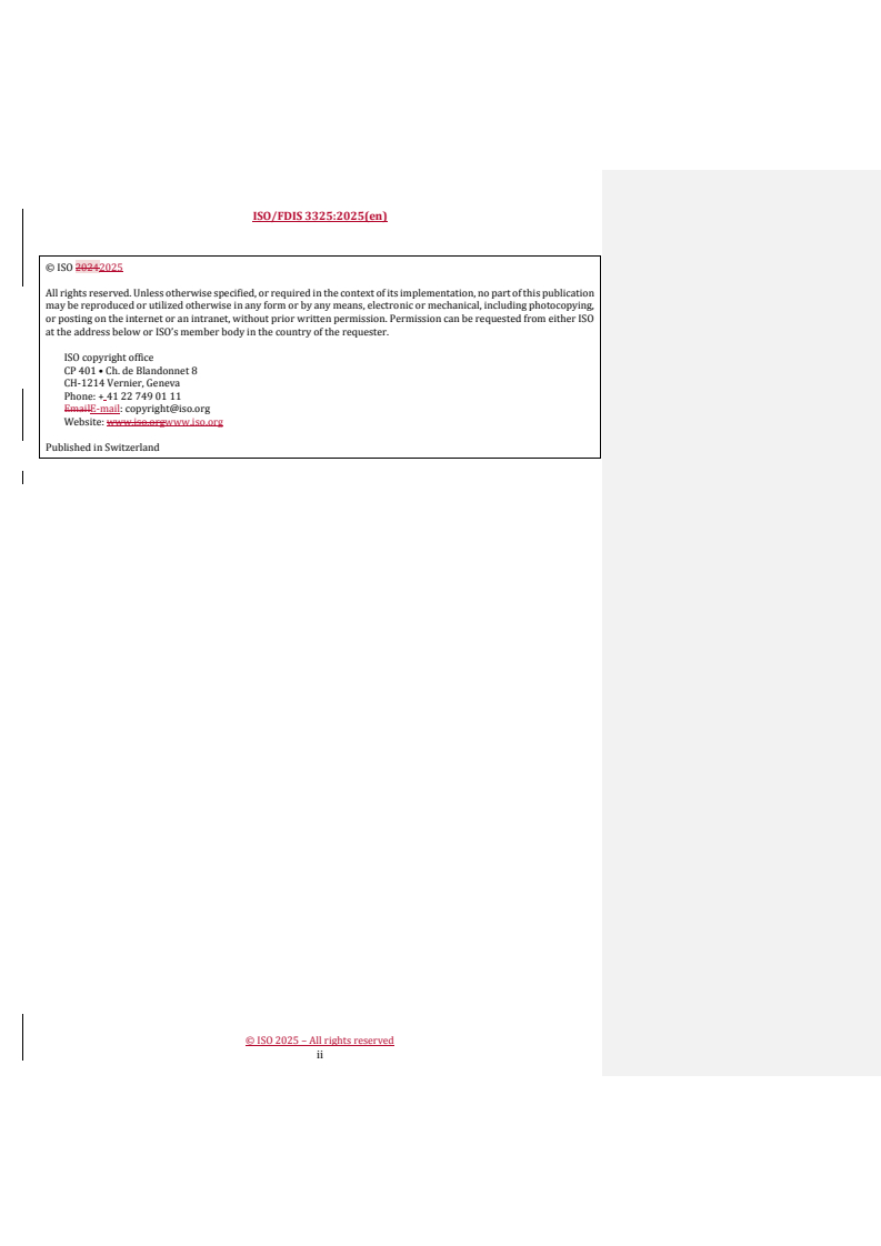 ISO 3325 REDLINE ISO/FDIS 3325 - Sintered metal materials, excluding hardmetals — Determination of transverse rupture strength
Released:9/25/2025