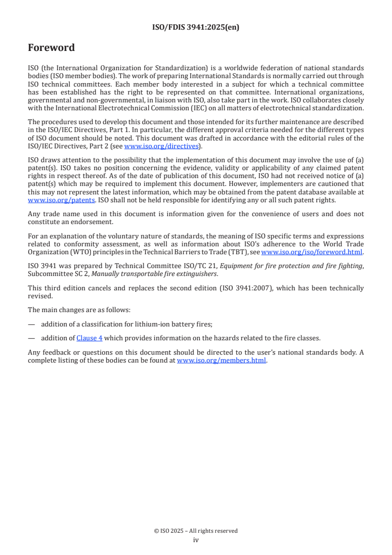 ISO 3941 ISO/FDIS 3941 - Classification of fires
Released:10/8/2025 - Page 4 preview
