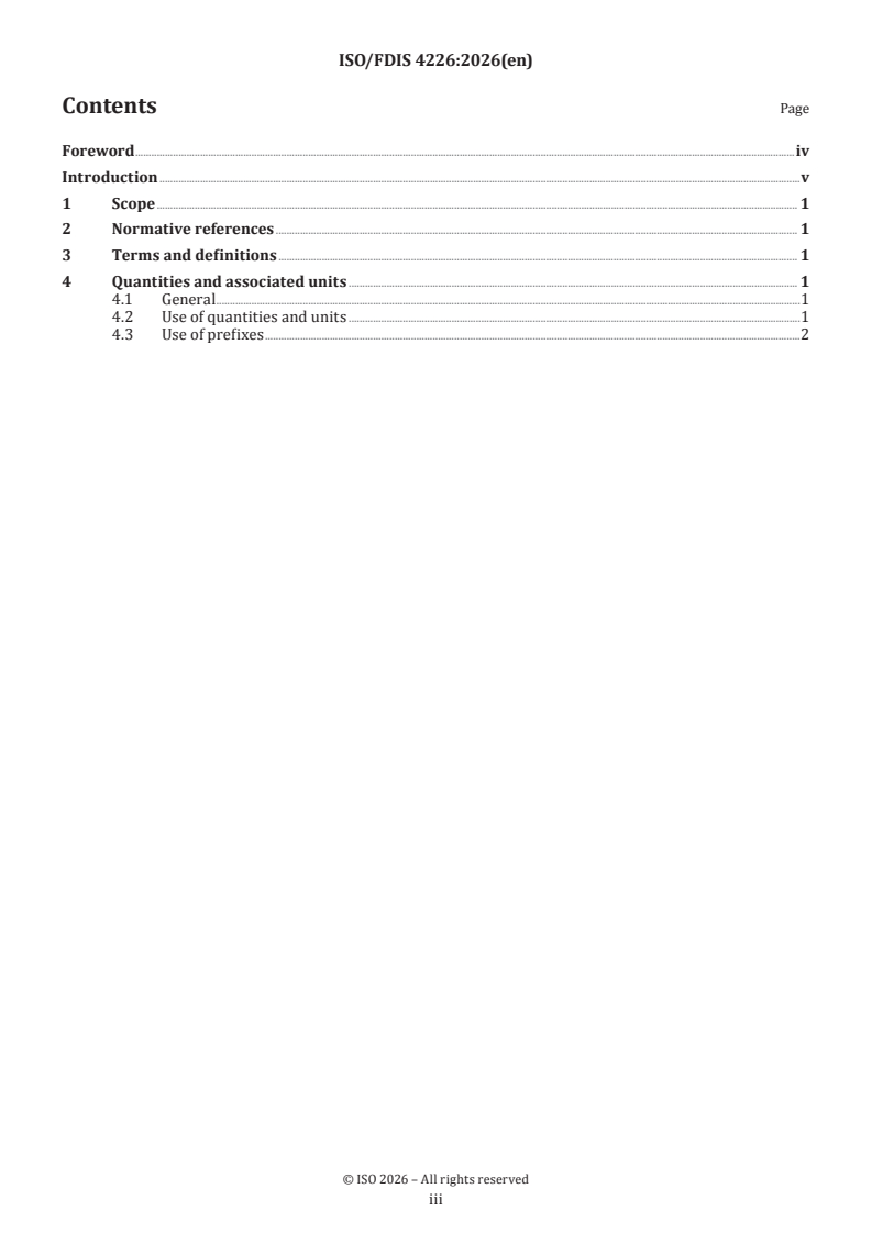 SIST ISO 4226:2026 ISO/FDIS 4226 - Air quality — General aspects — Quantities and associated units for reporting results of air quality measurements - Page 3 preview