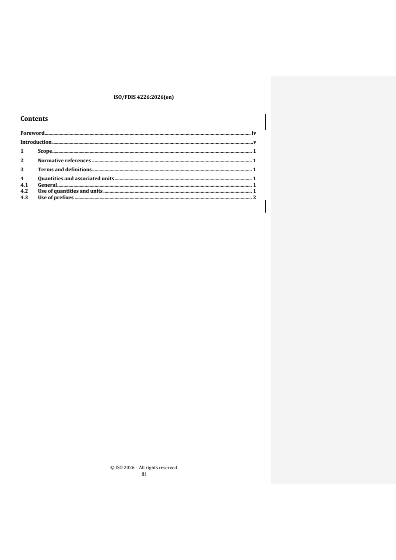 SIST ISO 4226:2026 REDLINE ISO/FDIS 4226 - Air quality — General aspects — Quantities and associated units for reporting results of air quality measurements - Page 3 preview