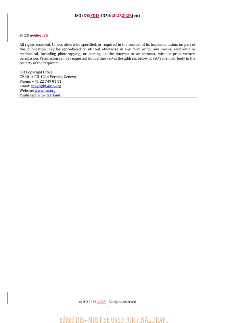 ISO/FDIS 4354 REDLINE ISO/FDIS 4354 - Wind actions on structures - Page 2 preview