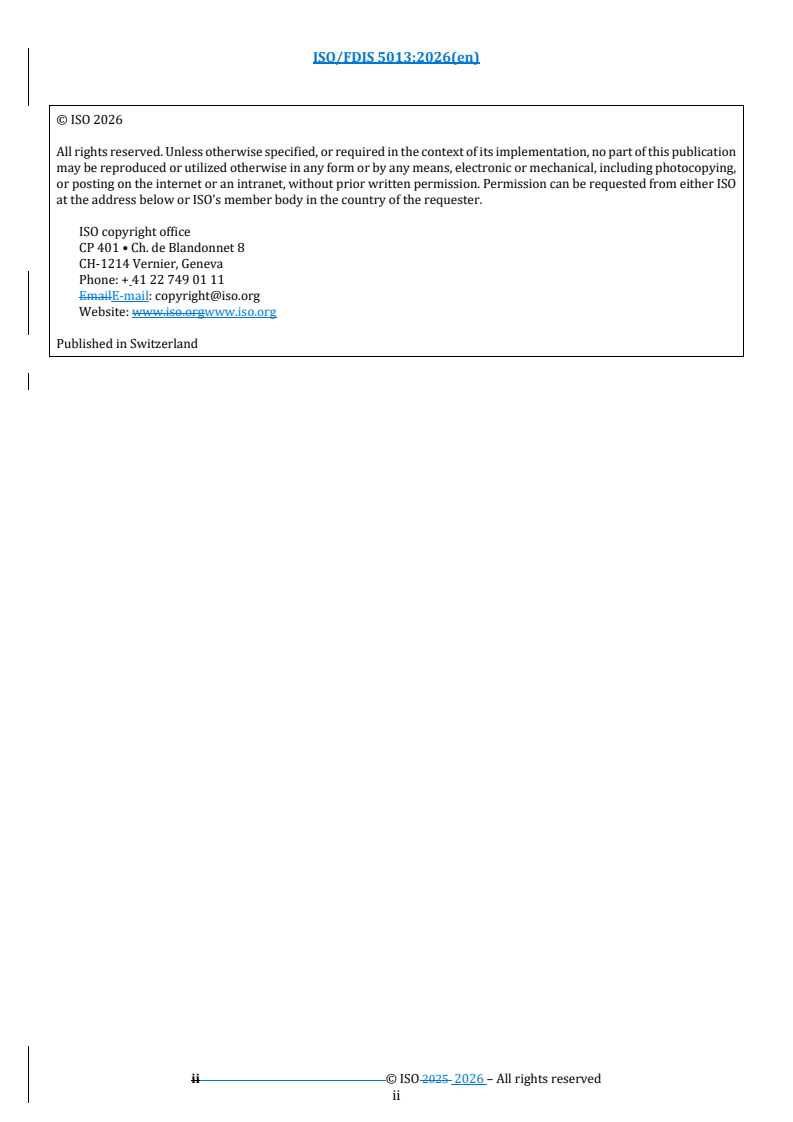 ISO/FDIS 5013 REDLINE ISO/FDIS 5013 - Refractory products — Determination of modulus of rupture at elevated temperatures - Page 2 preview