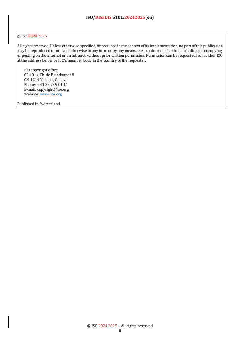 REDLINE ISO/FDIS 5101 - Road vehicles — Field load specification for brake actuation and modulation systems
Released:9/25/2025