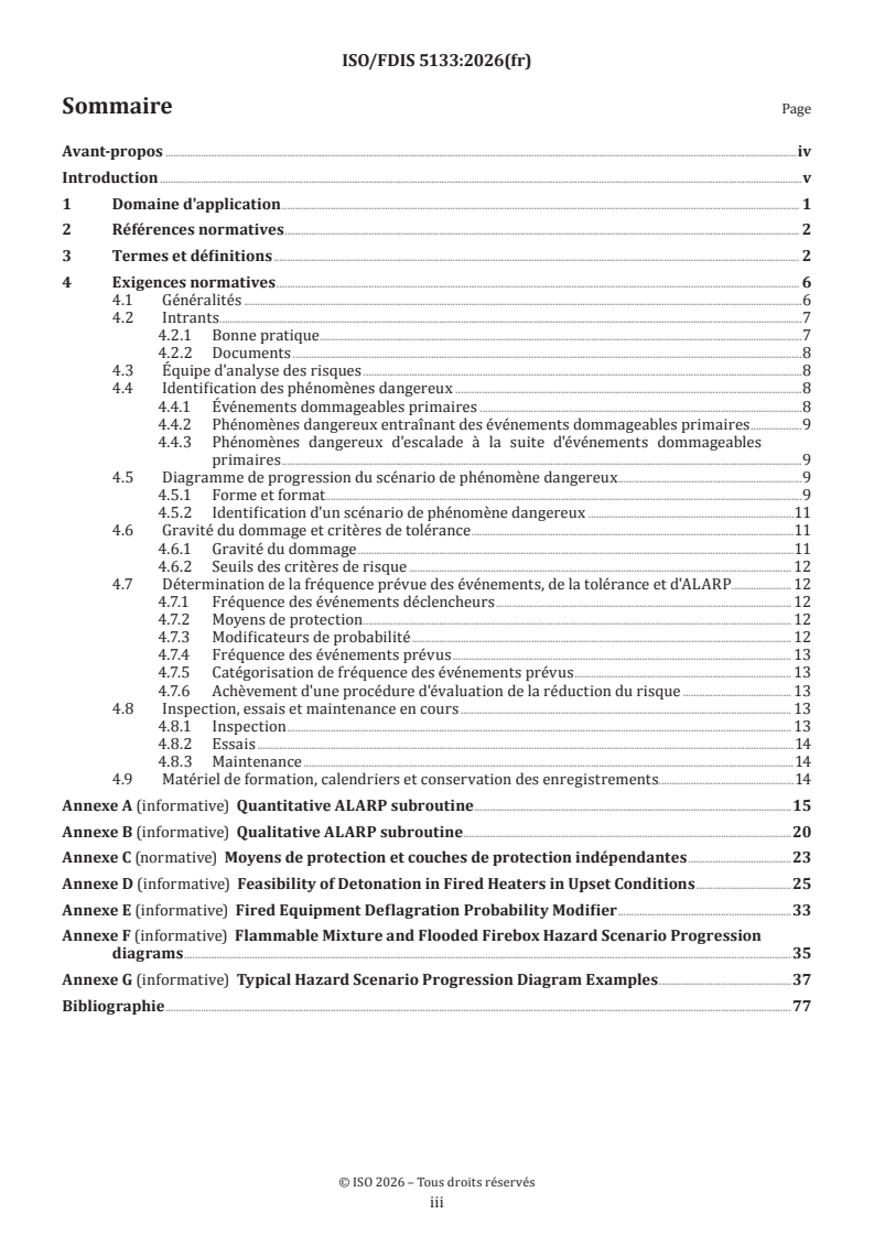 ISO/FDIS 5133 ISO/FDIS 5133 - Industries du pétrole et du gaz, y compris les énergies à faible teneur en carbone — Exigences relatives au système de protection des équipements à combustion - Page 3 preview