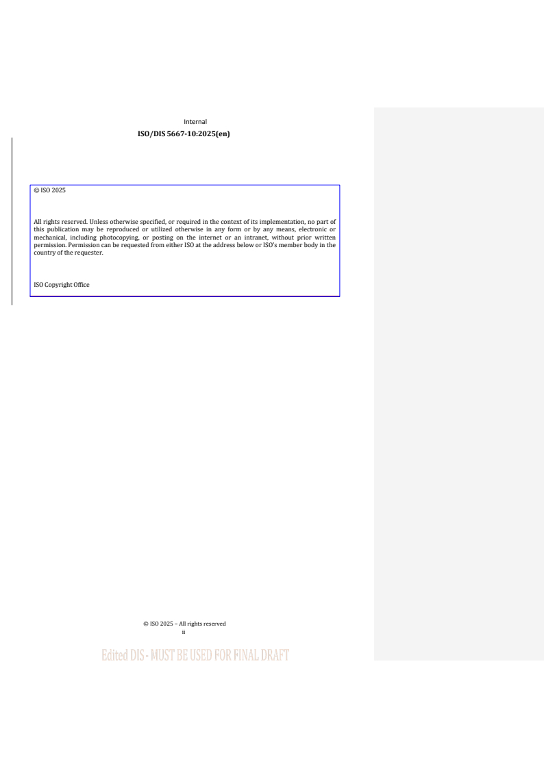 ISO/FDIS 5667-10 REDLINE ISO/FDIS 5667-10 - Water quality — Sampling — Part 10: Waste water - Page 4 preview