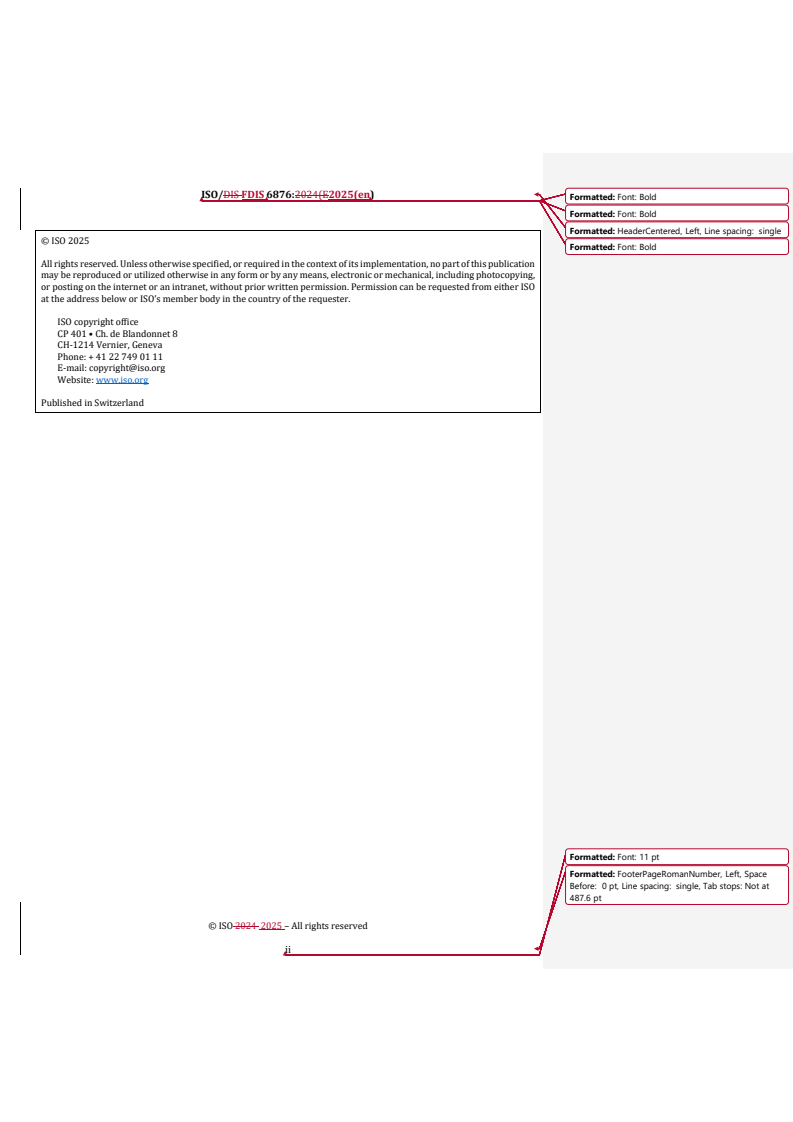 REDLINE ISO/FDIS 6876 - Dentistry — Endodontic sealing materials
Released:18. 06. 2025