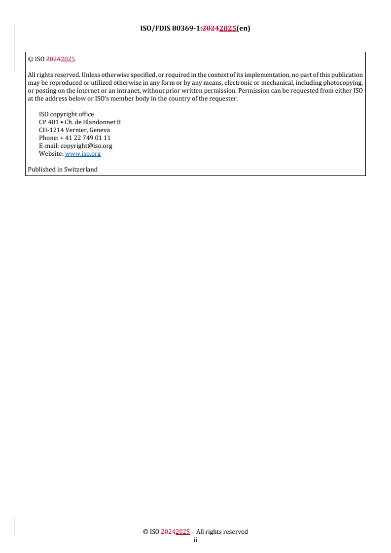 REDLINE ISO/FDIS 80369-1 - Small-bore connectors for liquids and gases in healthcare applications — Part 1: General requirements
Released:6. 06. 2025
