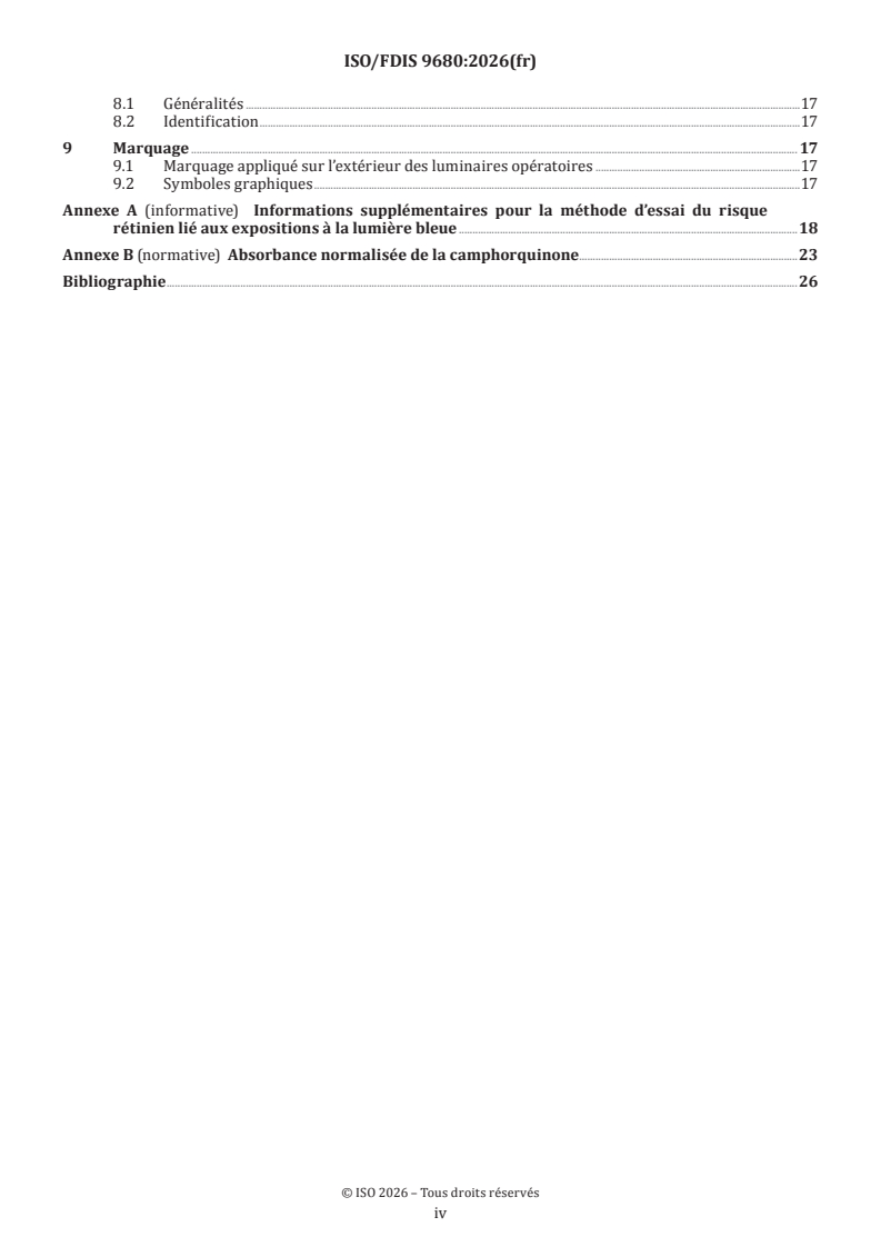 ISO/FDIS 9680 ISO/FDIS 9680 - Médecine bucco-dentaire — Luminaires opératoires - Page 4 preview