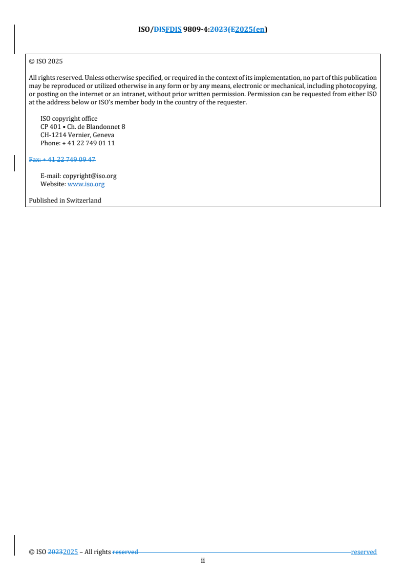 REDLINE ISO/FDIS 9809-4 - Gas cylinders — Design, construction and testing of refillable seamless steel gas cylinders and tubes — Part 4: Stainless steel cylinders with an R m value of less than 1 100 MPa
Released:10. 11. 2025
