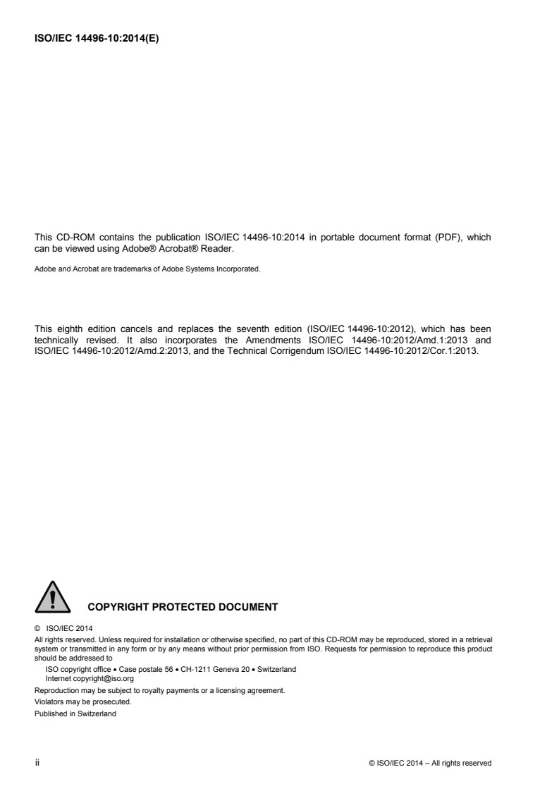 SIST ISO/IEC 14496-10:2018 ISO/IEC 14496-10:2014 - Information technology — Coding of audio-visual objects — Part 10: Advanced Video Coding/27/2014 - Page 2 preview