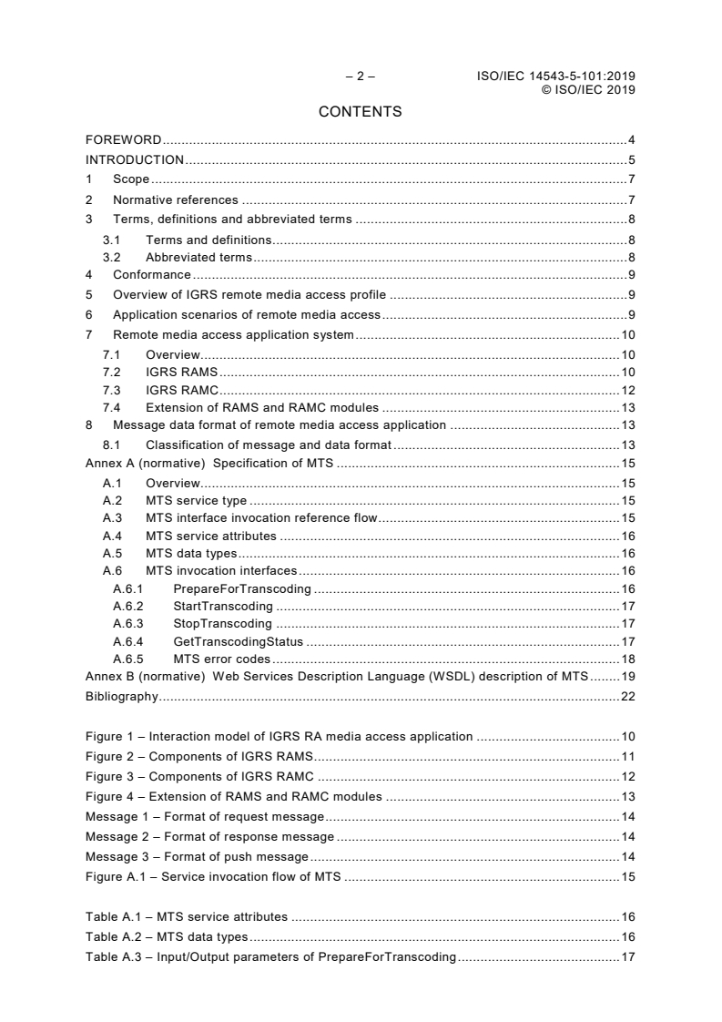 ISO/IEC 14543-5-101:2019 ISO/IEC 14543-5-101:2019 - Information technology — Home electronic systems (HES) architecture — Part 5-101: Intelligent grouping and resource sharing remote AV access profile/21/2019 - Page 4 preview