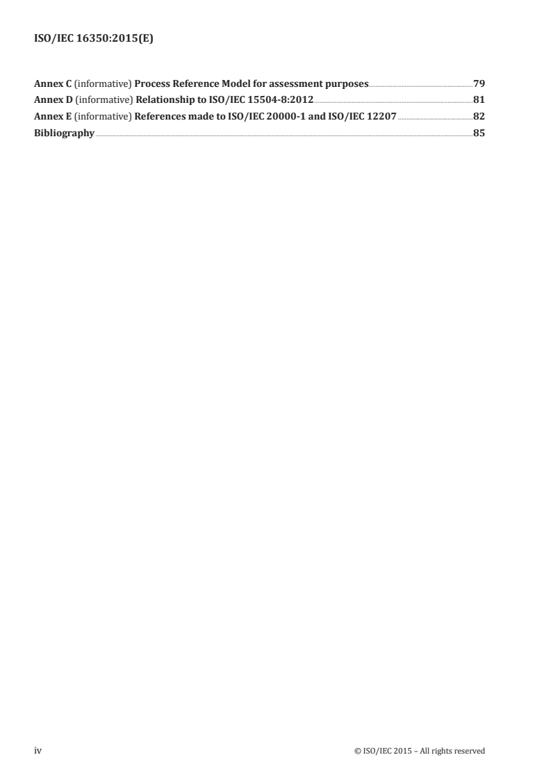 ISO/IEC 16350:2015 ISO/IEC 16350:2015 - Information technology — Systems and software engineering — Application management/20/2015 - Page 4 preview