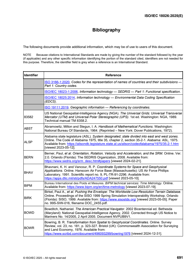 ISOIEC_18026E_BIBLIOGRAPHY - ISO/IEC 18026:2025 - Information technology — Spatial reference model (SRM)
Released:11. 07. 2025