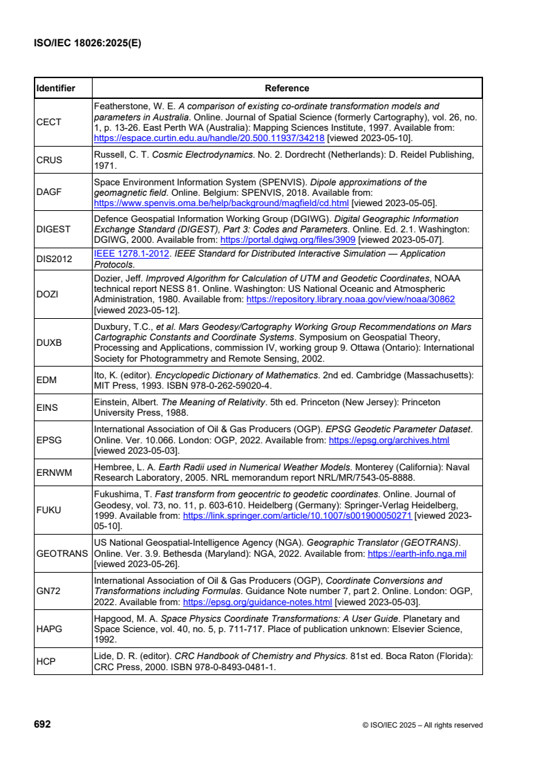 ISOIEC_18026E_BIBLIOGRAPHY - ISO/IEC 18026:2025 - Information technology — Spatial reference model (SRM)
Released:11. 07. 2025