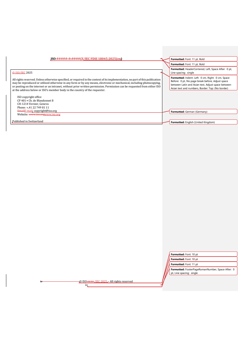 ISO/IEC 18045 REDLINE ISO/IEC 18045 - Information security, cybersecurity and privacy protection — Evaluation criteria for IT security — Requirements and methodology for IT security evaluation/25/2025 - Page 4 preview
