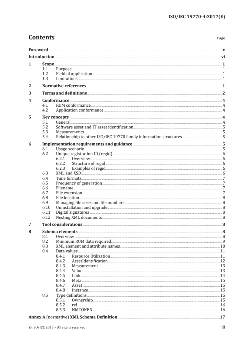 ISO/IEC 19770-4:2017 ISO/IEC 19770-4:2017 - Information technology — IT asset management — Part 4: Resource utilization measurement/14/2017 - Page 3 preview