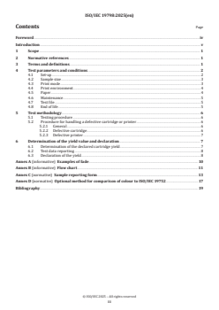 ISO/IEC 19798:2025 - Information technology — Office equipment — Method for the determination of toner cartridge yield for colour printers and multi-function devices that contain printer components
Released:20. 11. 2025 - Page 3 preview