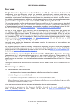 ISO/IEC 19896-1:2025 ISO/IEC 19896-1:2025 - Information security, cybersecurity and privacy protection — Requirements for the competence of IT security conformance assessment body personnel — Part 1: Overview and concepts
Released:19. 11. 2025 - Page 4 preview
