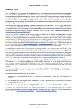 ISO/IEC 19896-3:2025 - Sécurité de l'information, cybersécurité et protection de la vie privée ― Exigences relatives aux compétences du personnel des organismes d'évaluation de la conformité de la sécurité TI — Partie 3: Exigences en matière de connaissances et de compétences pour les évaluateurs et les examinateurs conformément à la série ISO/IEC 15408 et à l'ISO/IEC 18045
Released:19. 11. 2025 - Page 4 preview