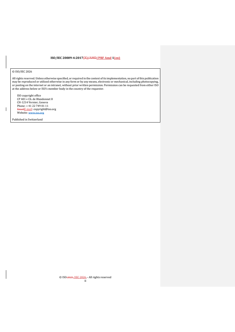 ISO/IEC 20009-4:2017/Amd 1 REDLINE ISO/IEC 20009-4:2017/PRF Amd 1 - Information technology — Security techniques — Anonymous entity authentication — Part 4: Mechanisms based on weak secrets — Amendment 1 - Page 2 preview