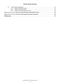 ISO/IEC 20582:2025 - Software and systems engineering — Capabilities of build and deployment tools
Released:21. 05. 2025 - Page 4 preview