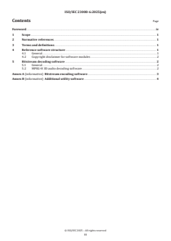 ISO/IEC 23008-6:2025 - Information technology — High efficiency coding and media delivery in heterogeneous environments — Part 6: 3D audio reference software
Released:24. 10. 2025 - Page 3 preview