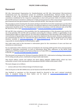ISO/IEC 23008-6:2025 - Information technology — High efficiency coding and media delivery in heterogeneous environments — Part 6: 3D audio reference software
Released:24. 10. 2025 - Page 4 preview