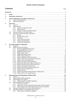 ISO/IEC 23090-32:2025 - Information technology — Coded representation of immersive media — Part 32: Carriage of haptics data
Released:26. 08. 2025 - Page 3 preview