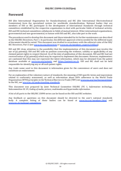 ISO/IEC 23090-33:2025 - Information technology — Coded representation of immersive media — Part 33: Conformance and reference software for haptics coding
Released:6. 11. 2025 - Page 4 preview