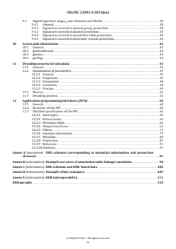 ISO/IEC 23092-3:2025 ISO/IEC 23092-3:2025 - Information technology — Genomic information representation — Part 3: Metadata and application programming interfaces (APIs)
Released:23. 05. 2025 - Page 4 preview