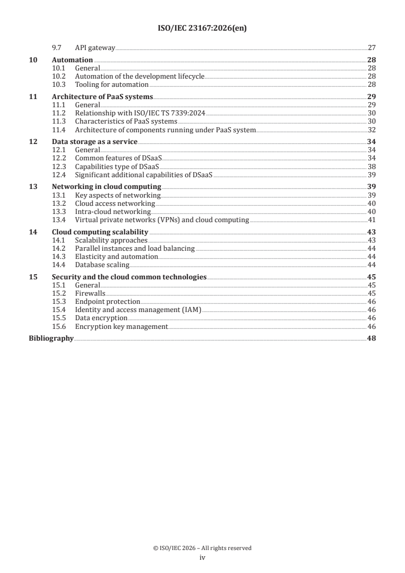 ISO/IEC 23167:2026 ISO/IEC 23167:2026 - Information technology — Cloud computing — Common technologies and techniques - Page 4 preview