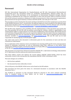 ISO/IEC 24760-1:2025 ISO/IEC 24760-1:2025 - Information security, cybersecurity and privacy protection — A framework for identity management — Part 1: Core concepts and terminology
Released:16. 09. 2025 - Page 4 preview