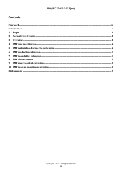 ISO/IEC 25422:2025 - Information technology — 3D Manufacturing Format (3MF) specification suite
Released:6. 06. 2025 - Page 3 preview
