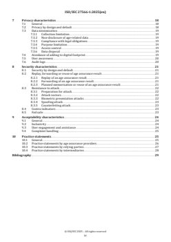 ISO/IEC 27566-1:2025 - Information security, cybersecurity and privacy protection — Age assurance systems — Part 1: Framework
Released:12. 12. 2025 - Page 4 preview