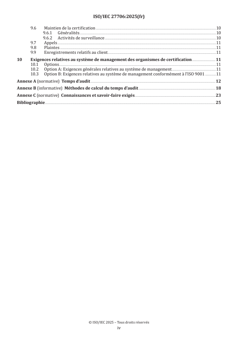 ISO/IEC 27706:2025 ISO/IEC 27706:2025 - Sécurité de l'information, cybersécurité et protection de la vie privée — Exigences pour les organismes procédant à l'audit et à la certification des systèmes de management de la protection de la vie privée
Released:10/14/2025 - Page 4 preview