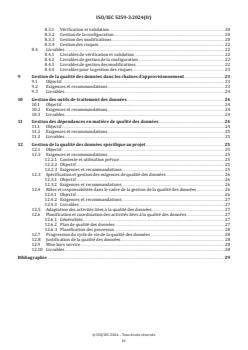 ISO/IEC 5259-3:2024 ISO/IEC 5259-3:2024 - Intelligence artificielle — Qualité des données pour les analyses de données et l’apprentissage automatique (AA) — Partie 3: Exigences et lignes directrices pour la gestion de la qualité des données
Released:11. 07. 2025 - Page 4 preview