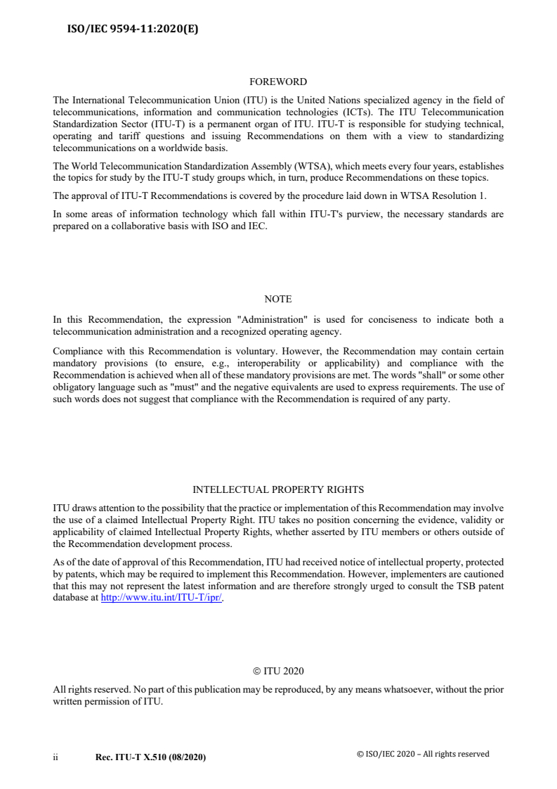 ISO/IEC 9594-11:2020 ISO/IEC 9594-11:2020 - Information technology — Open systems interconnection directory — Part 11: Protocol specifications for secure operations/22/2020 - Page 4 preview