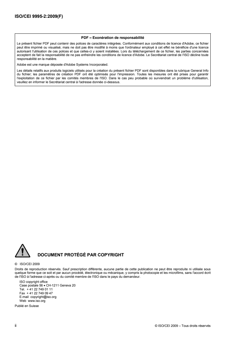 SIST ISO/IEC 9995-2:2010 ISO/IEC 9995-2:2009 - Technologies de l'information — Disposition des claviers conçus pour la bureautique — Partie 2: Module alphanumérique/8/2009 - Page 2 preview