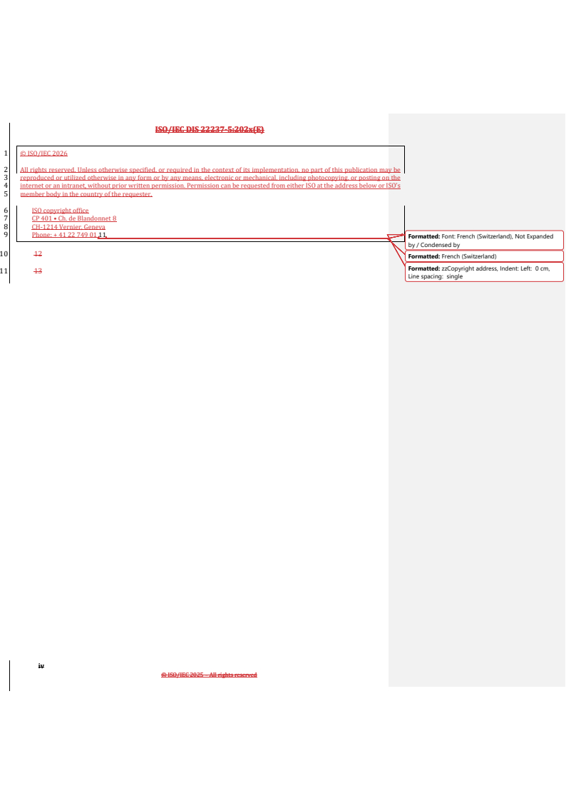 ISO/IEC FDIS 22237-5 REDLINE ISO/IEC FDIS 22237-5 - Information technology — Data centre facilities and infrastructures — Part 5: Telecommunications cabling infrastructure - Page 4 preview