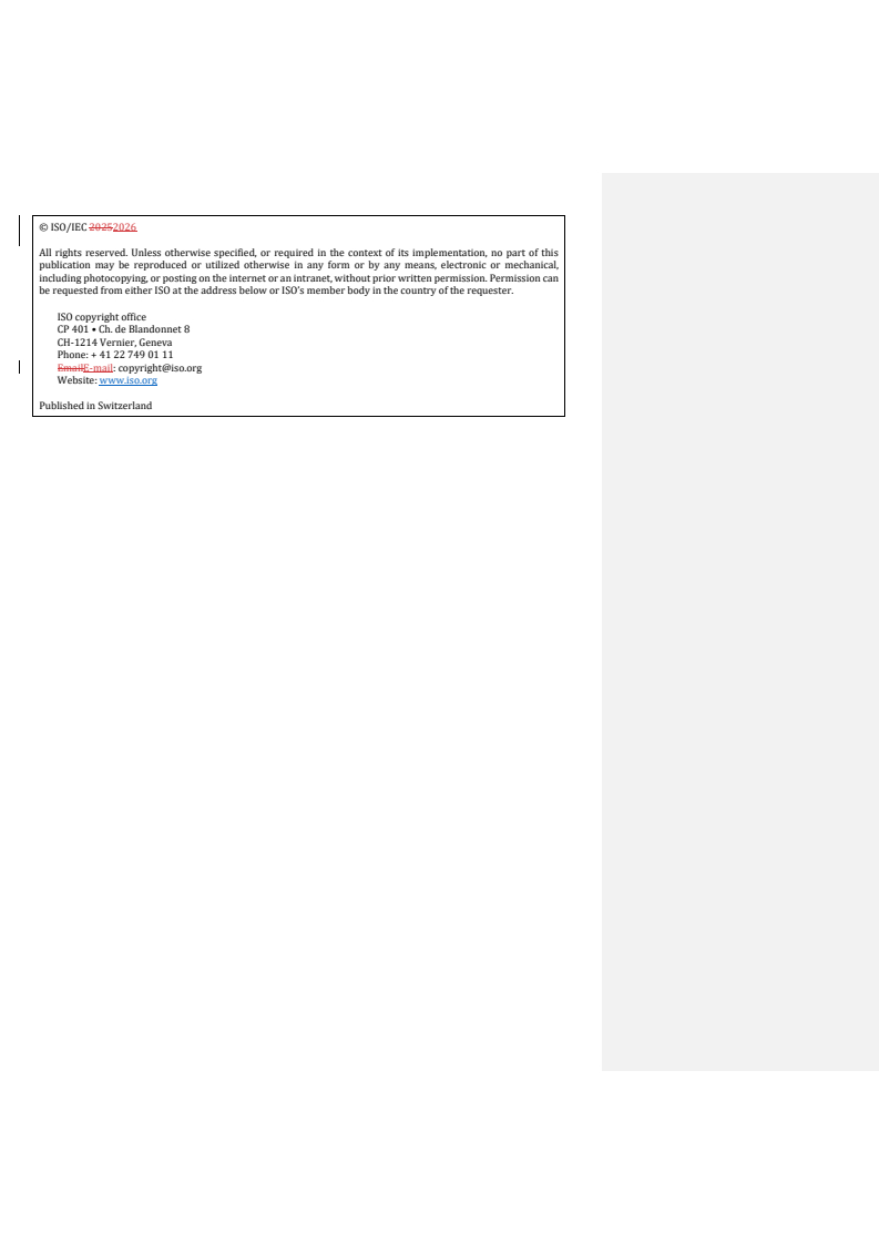 ISO/IEC 24931-1 REDLINE ISO/IEC FDIS 24931-1 - Information technology — Metaverse — Part 1: Concepts, characteristics and technology - Page 2 preview