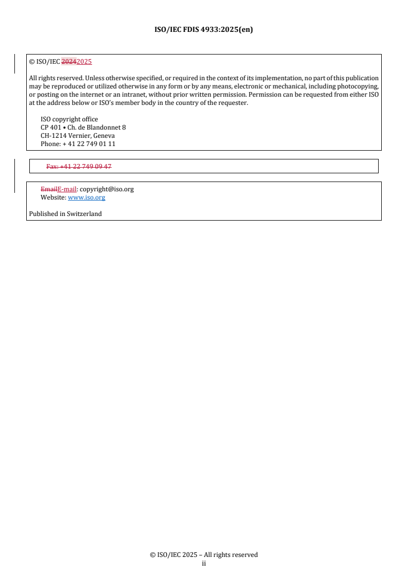 REDLINE ISO/IEC FDIS 4933 - Information technology — User interfaces — Unifying input actions across devices
Released:9/25/2025