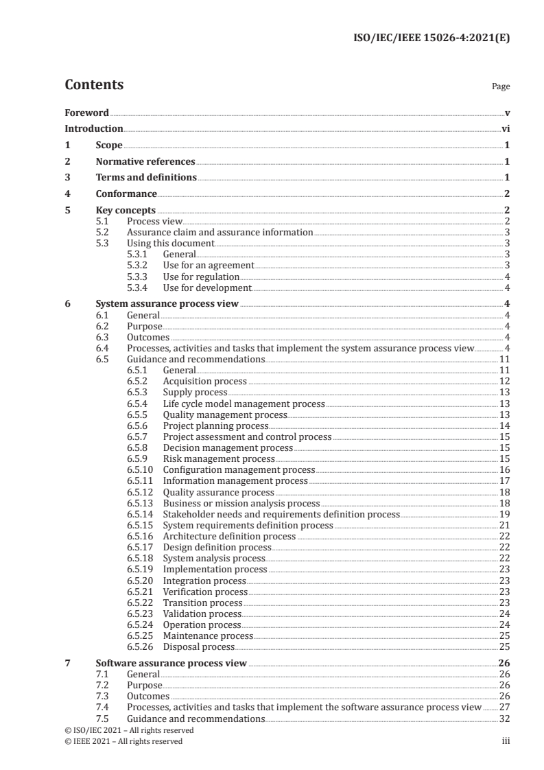 ISO/IEC/IEEE 15026-4:2021 ISO/IEC/IEEE 15026-4:2021 - Systems and software engineering — Systems and software assurance — Part 4: Assurance in the life cycle/28/2021 - Page 3 preview
